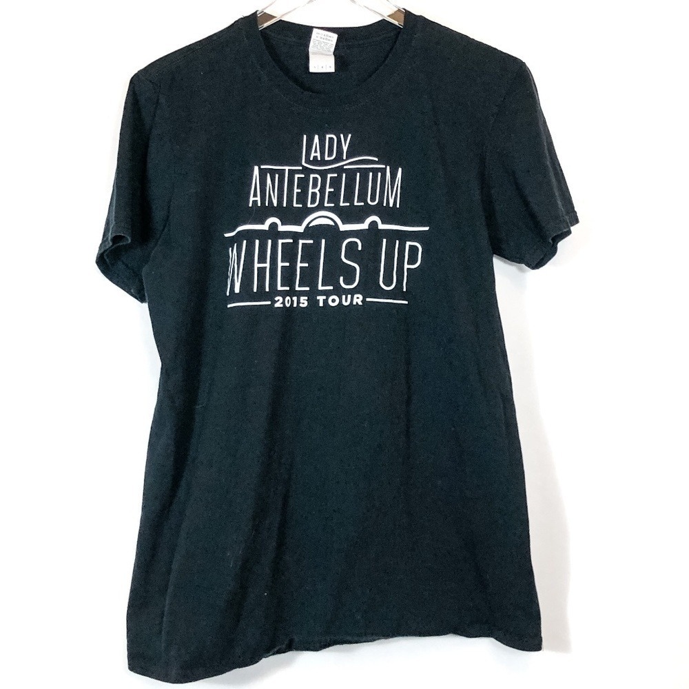 Lady‎ Antebellum Wheels Up 2015 Tour Black Tee